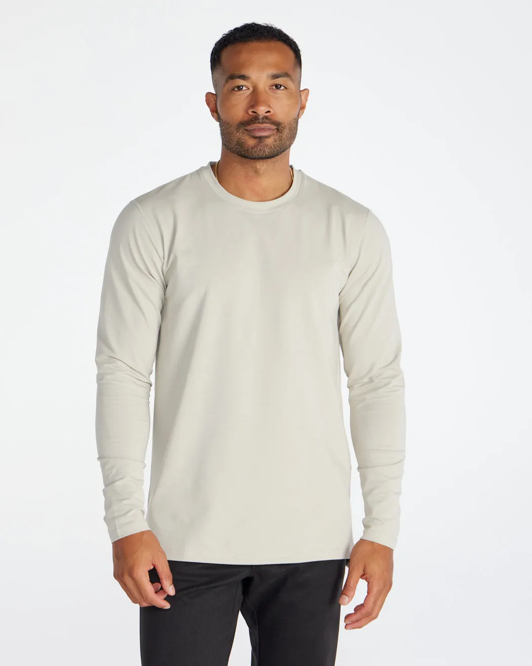 Long Sleeve: LUX Split Hem