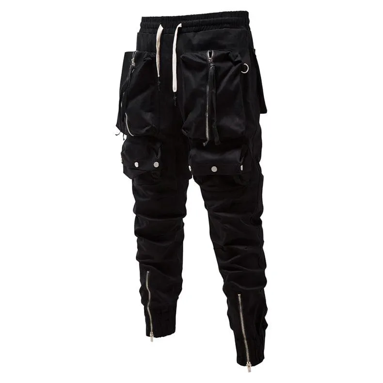 Men's Punk Big Pocket Jogger Pants