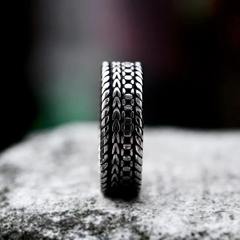 Men's Punk Cycle Chain Ring