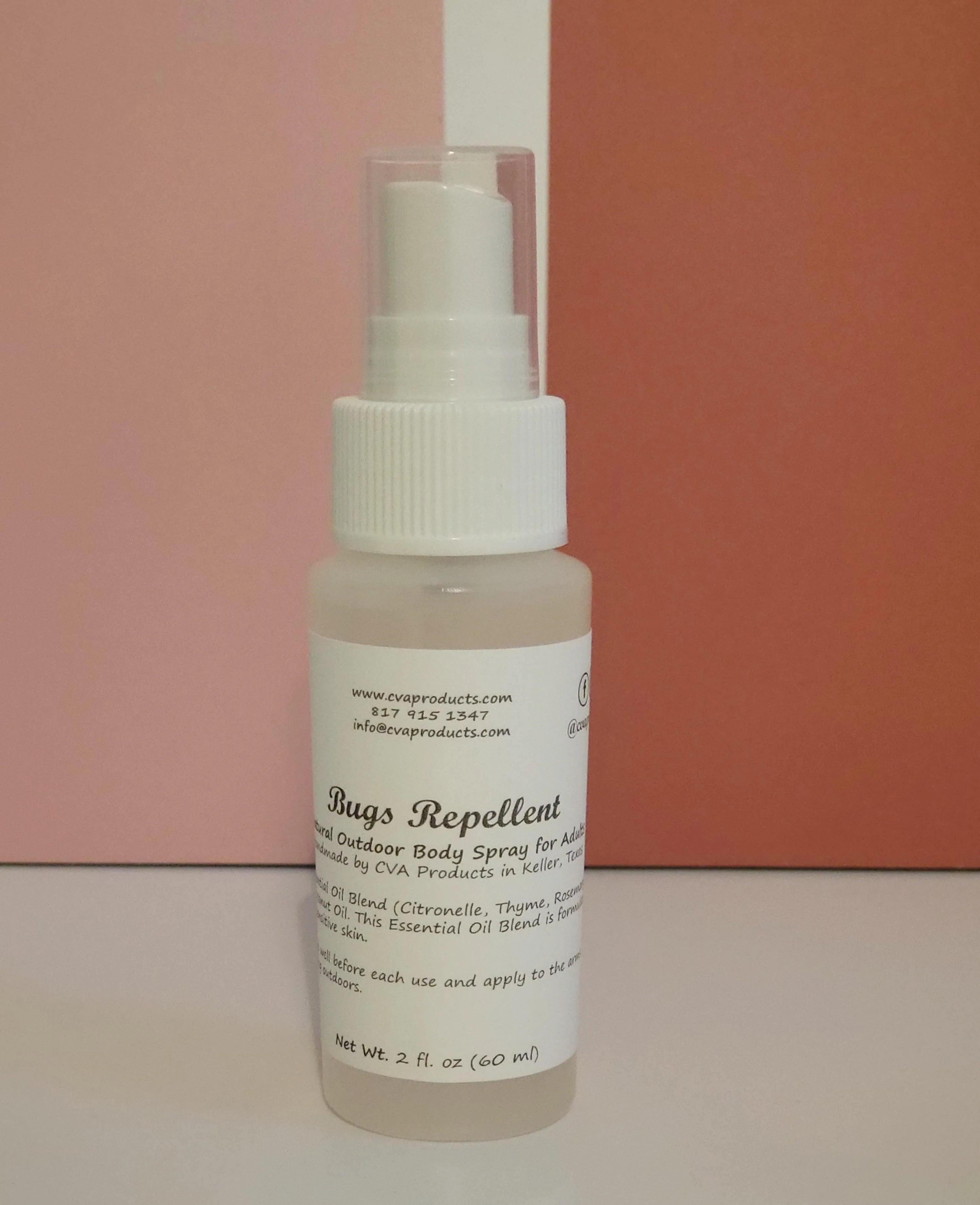 Natural Bugs Repellent Spray 2 oz.