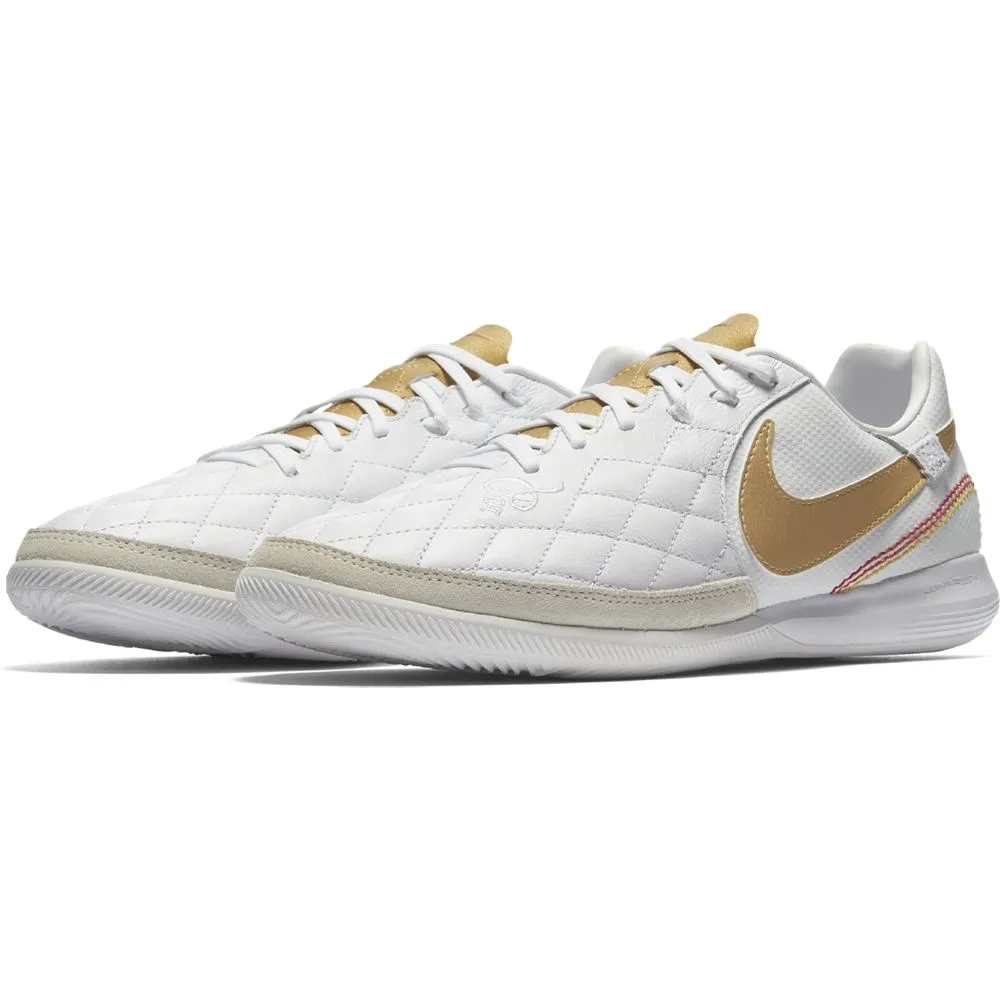 Nike Lunar LegendX 7 Pro 10R IC - Indoor Soccer Shoes - White/Metallic Gold