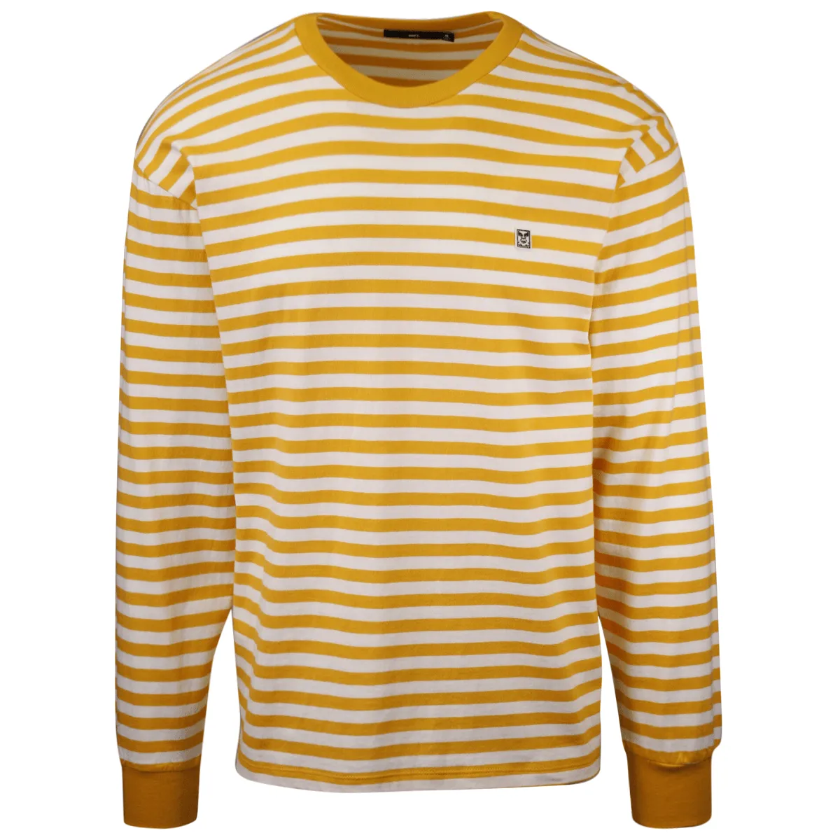 OBEY Men's 89 Icon II Striped L/S T-Shirt (S01)