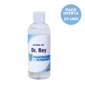 Pack 24 Unidades De Alcohol Gel 200 Ml Dr. Rey