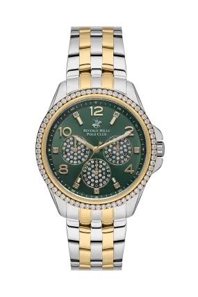 Polo - BP3572C.270 Ladies Multifunction Green Dial Ceramic Sapphire Coated Glass