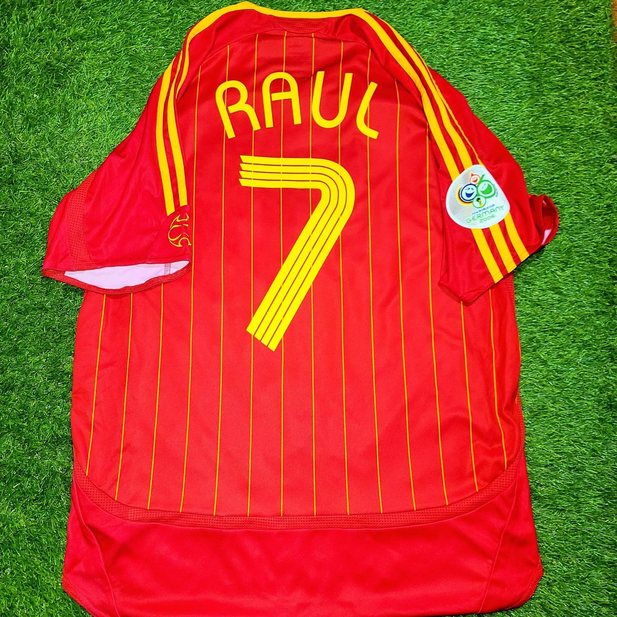 Raul Spain 2006 WORLD CUP Jersey Shirt Maillot Camiseta M SKU# 740144