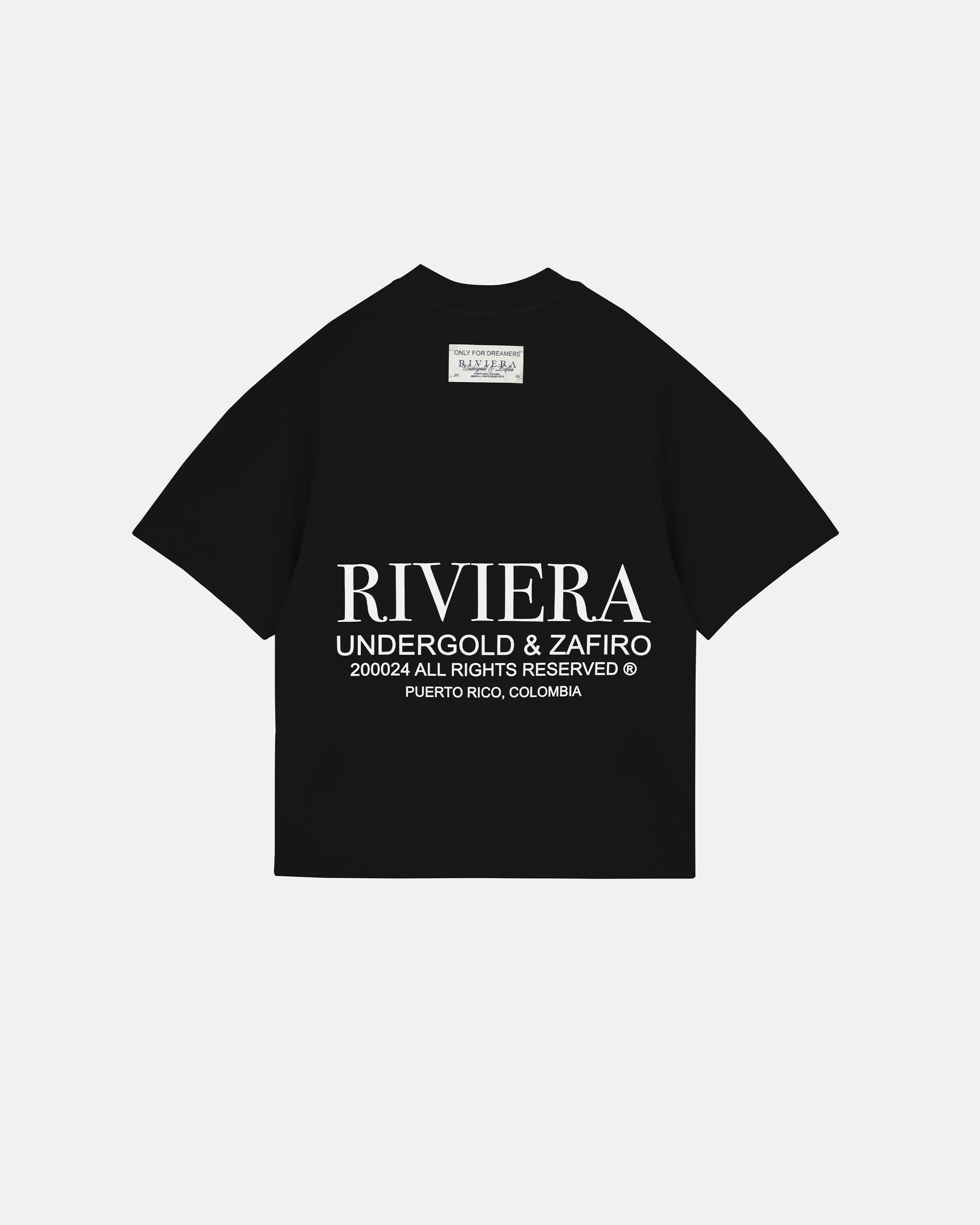 Riviera Fruit Angels Boxy Tshirt Black