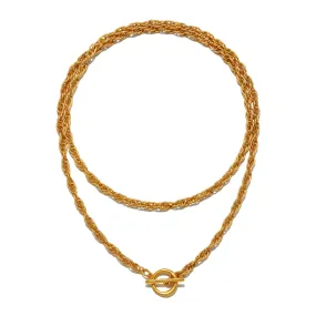 Rope Twist Convertible Chain Necklace