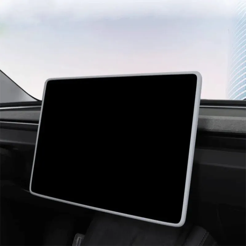 Silicone Central Screen Protector Frame For Tesla Model 3 Highland