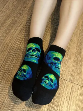 Skull Ankles Green Light Skull