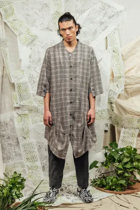 SL24 TAO LONG SHIRT - RIVERSTONE CHECK