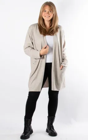 Soft Knit Cardigan | Oat