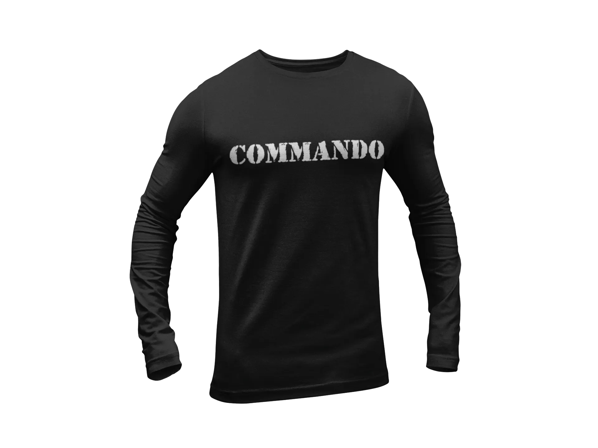 T-Shirt - Commando-Front-Full Sleeve