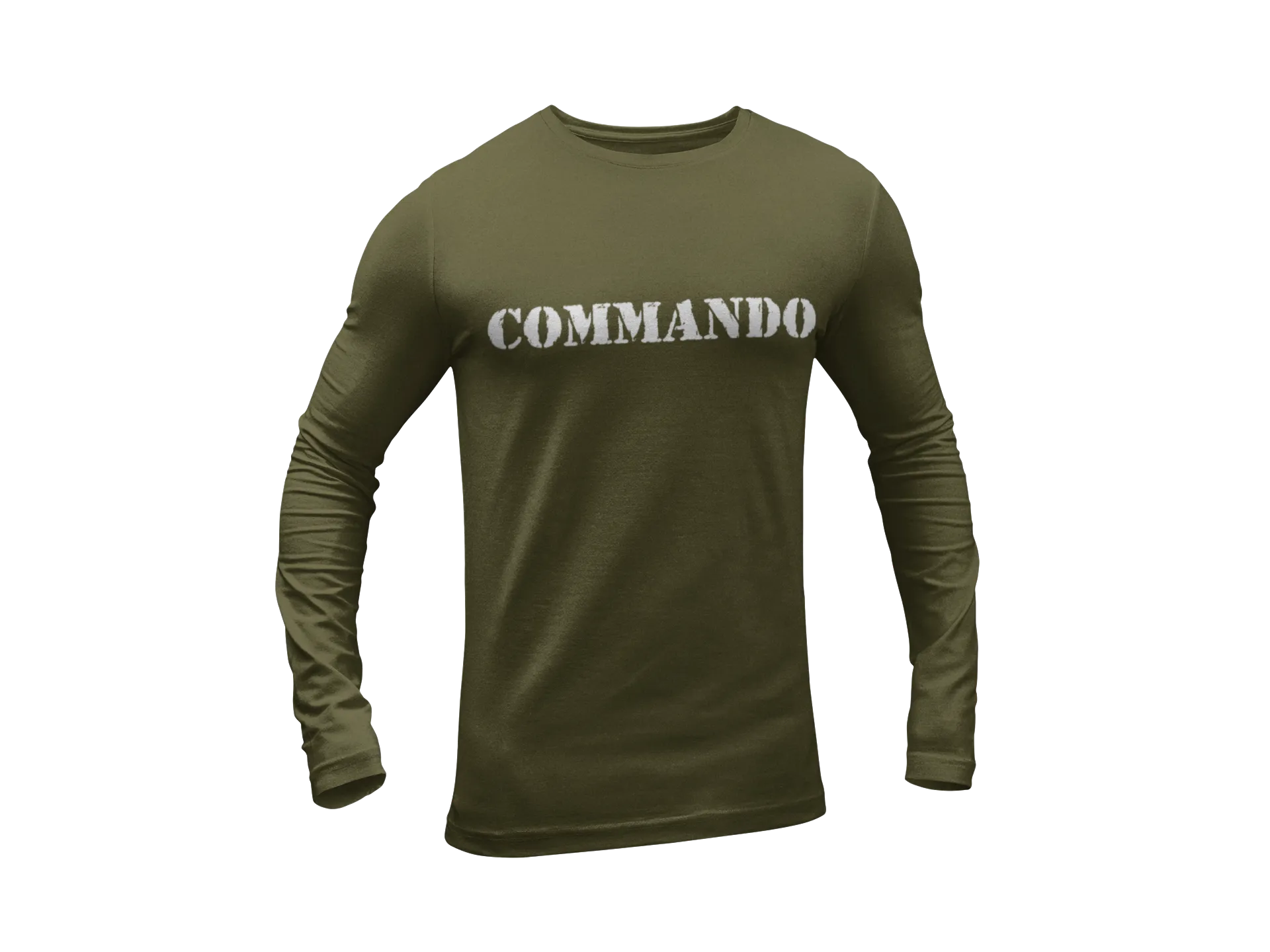 T-Shirt - Commando-Front-Full Sleeve