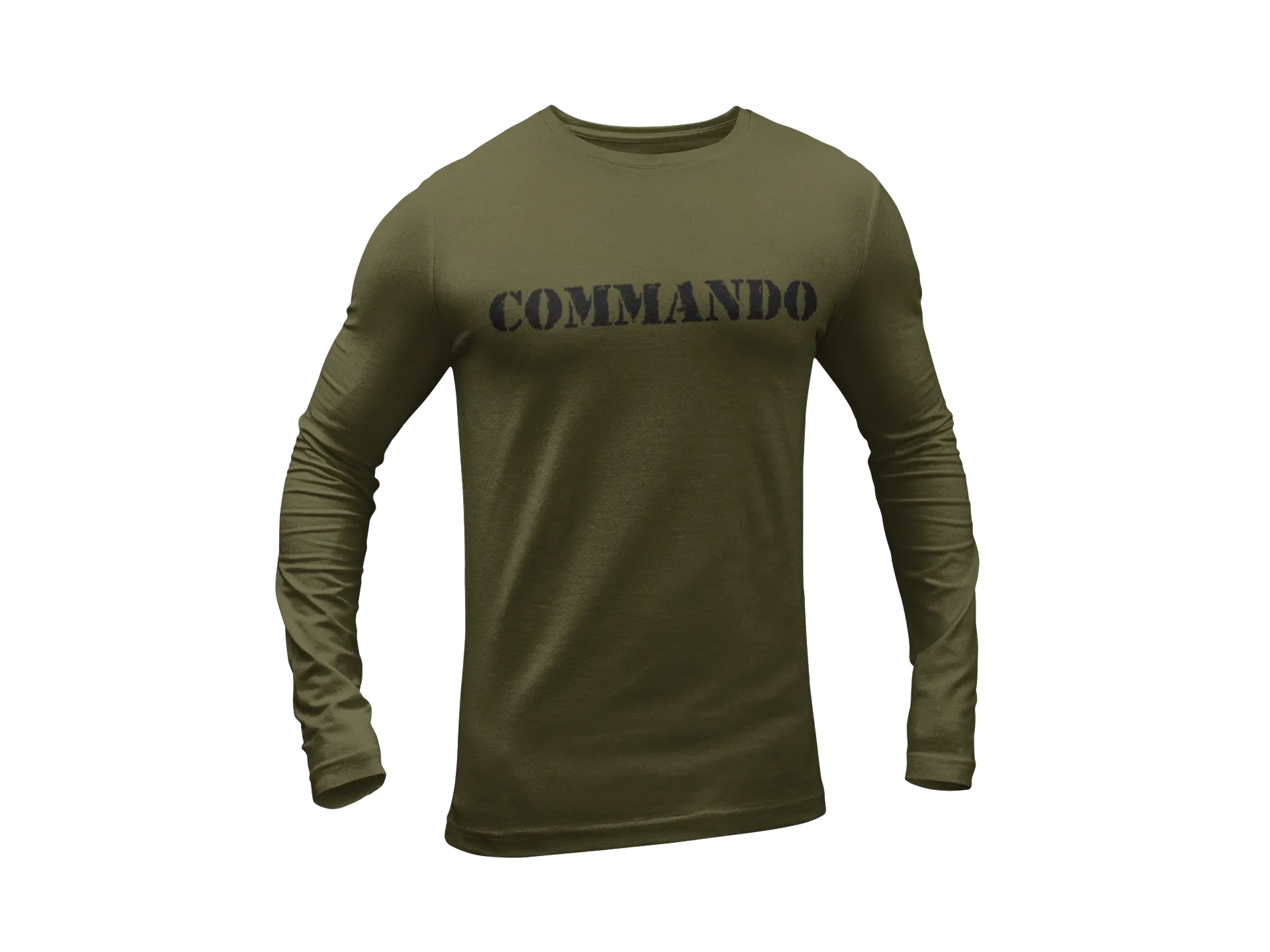 T-Shirt - Commando-Front-Full Sleeve