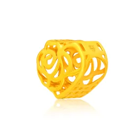 TAKA Jewellery 916 Gold Charm Rose