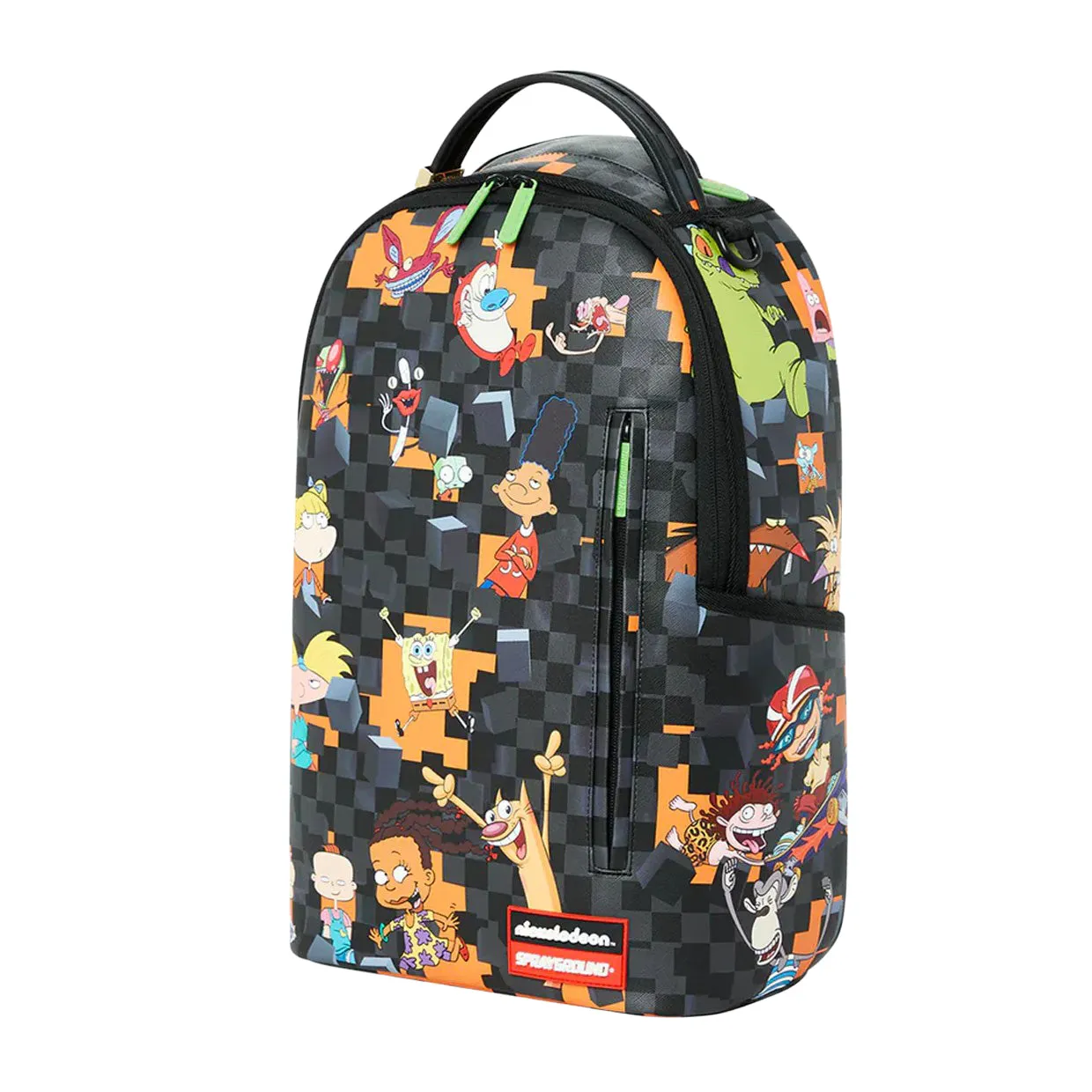 Zaino Sprayground Nicktoons Bust Through Checkers Multicolor